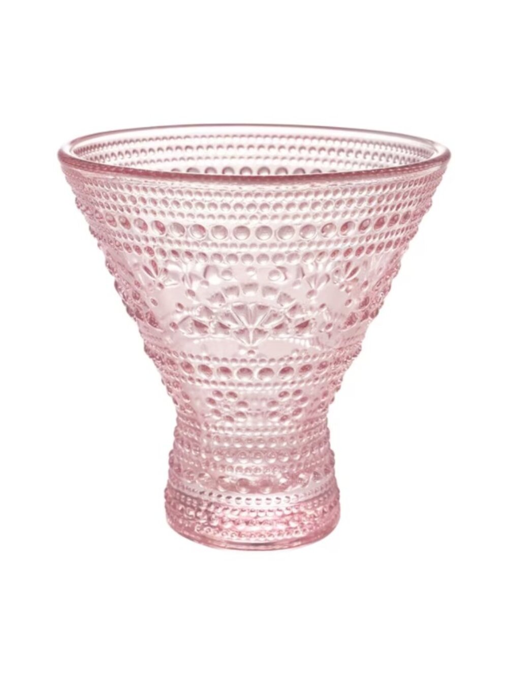 The Pioneer Woman Home Pink Channing Vase Decorative Centerpiece Hobnail Glass